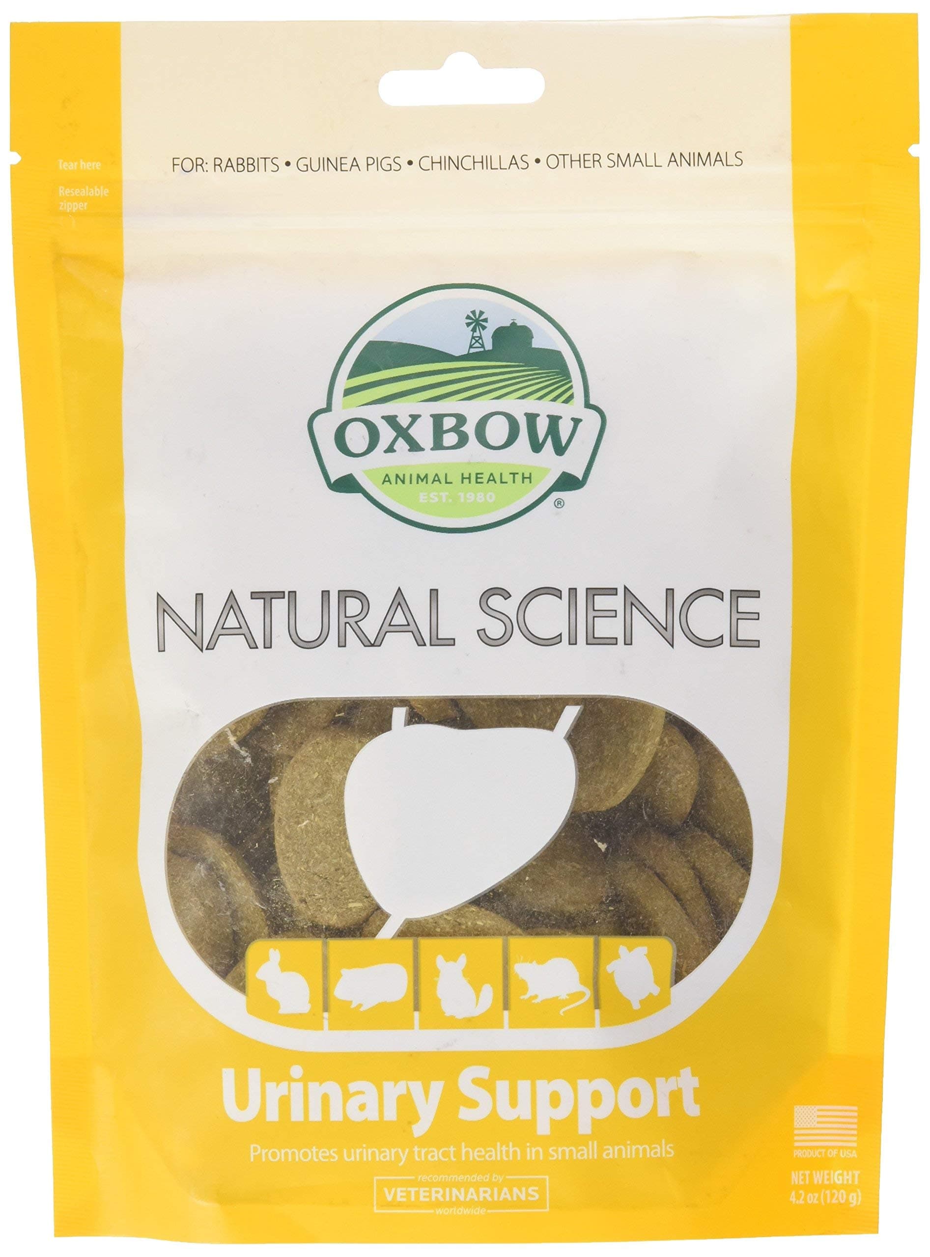 Natural Science Urinary Support Supplement 60 Hay Tabs for Small Animal