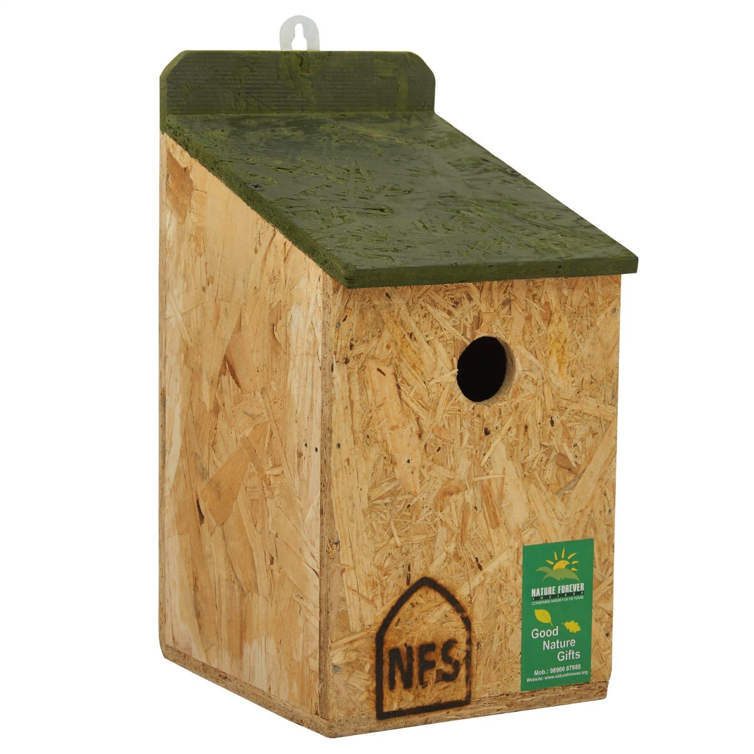 Sparrow and Tit Nest Box, Brown