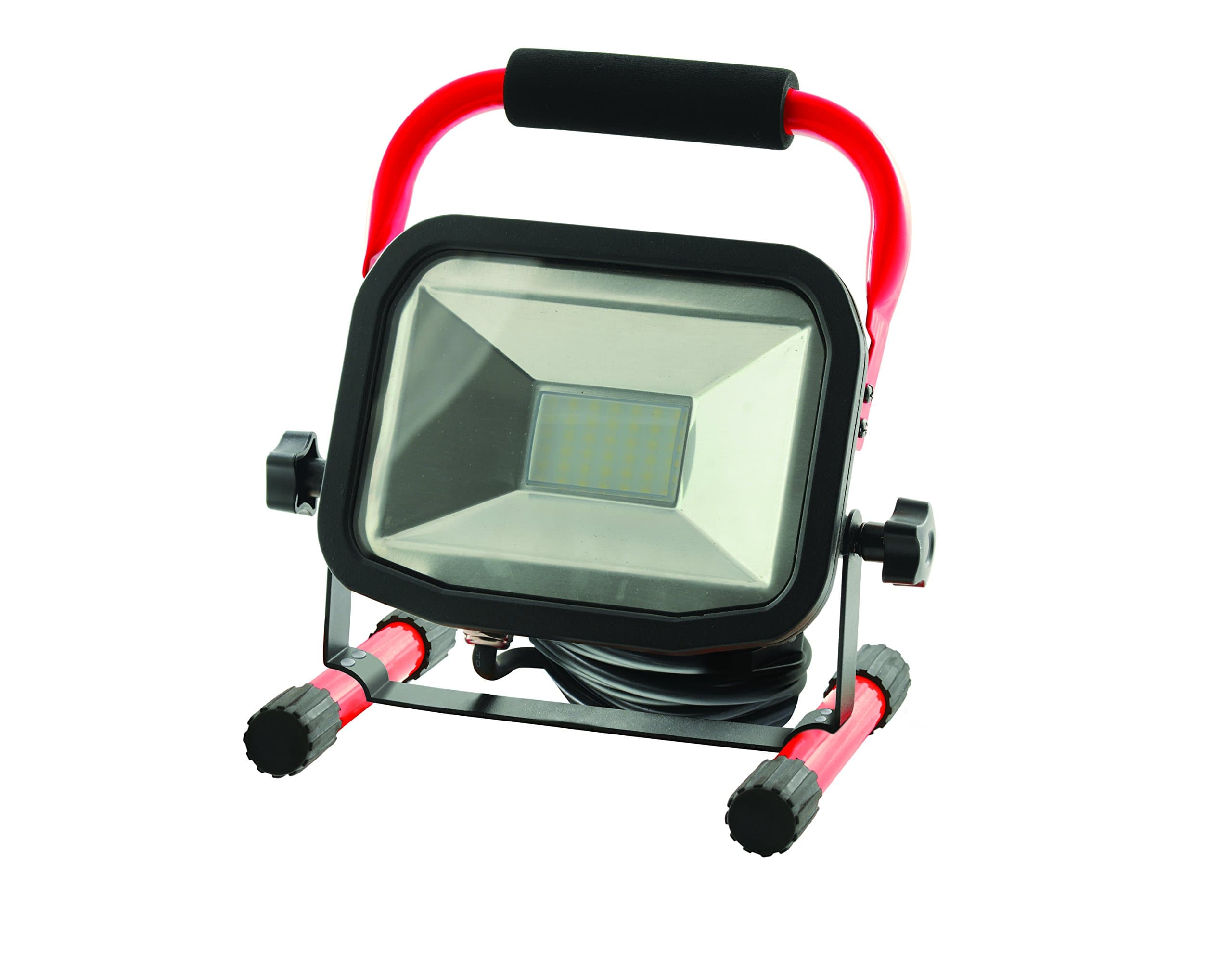 Luceco Ultra Flat LED Spotlight, 10 W with Rack, 600 lm, 5000 K, IP65-rated, Energy Efficiency Class A+, LSW10BR2-EU 10 wattsW, 240 voltsV