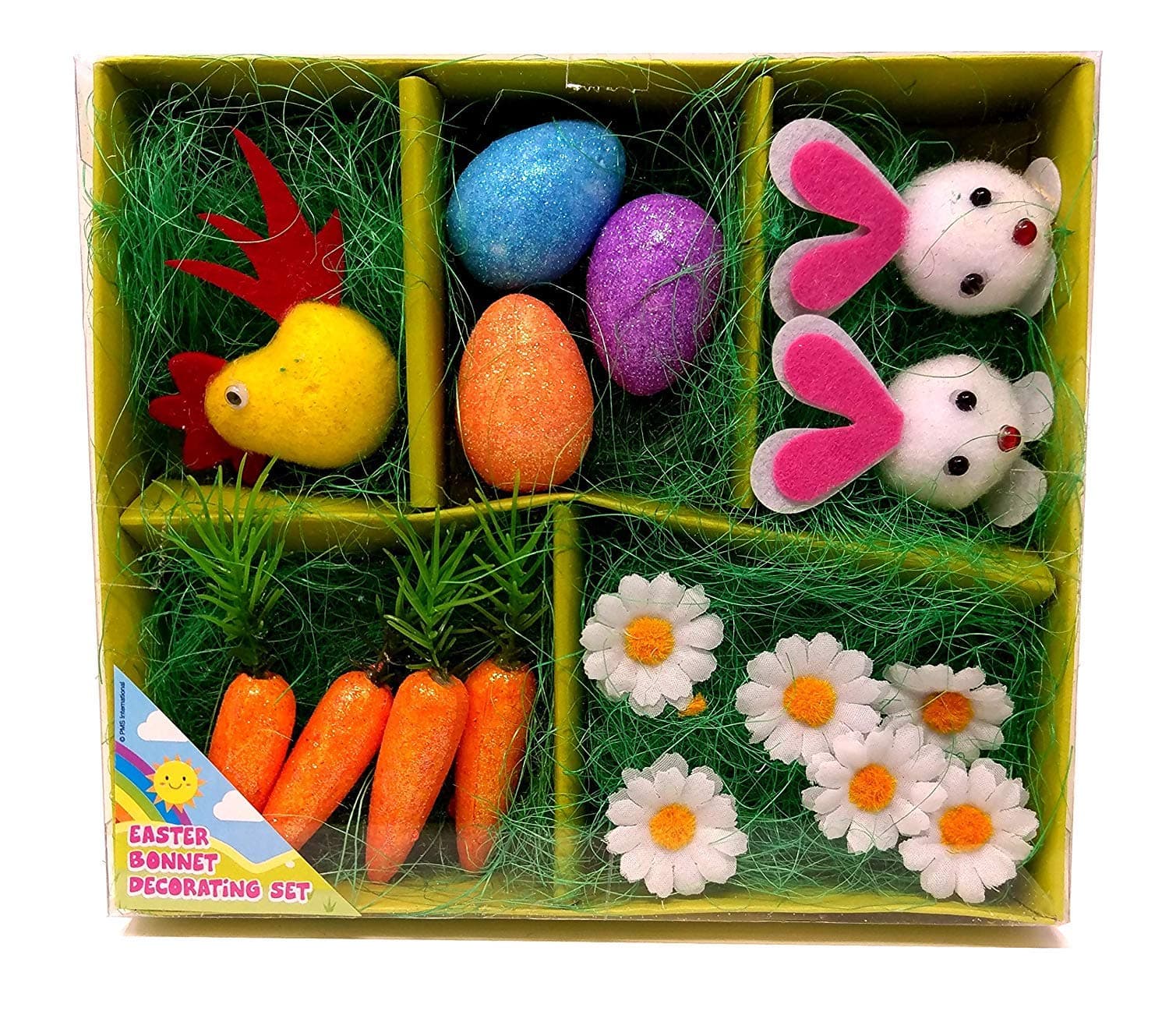 Easter BONNET DECORATING SET OF 17 Decoration Accessory