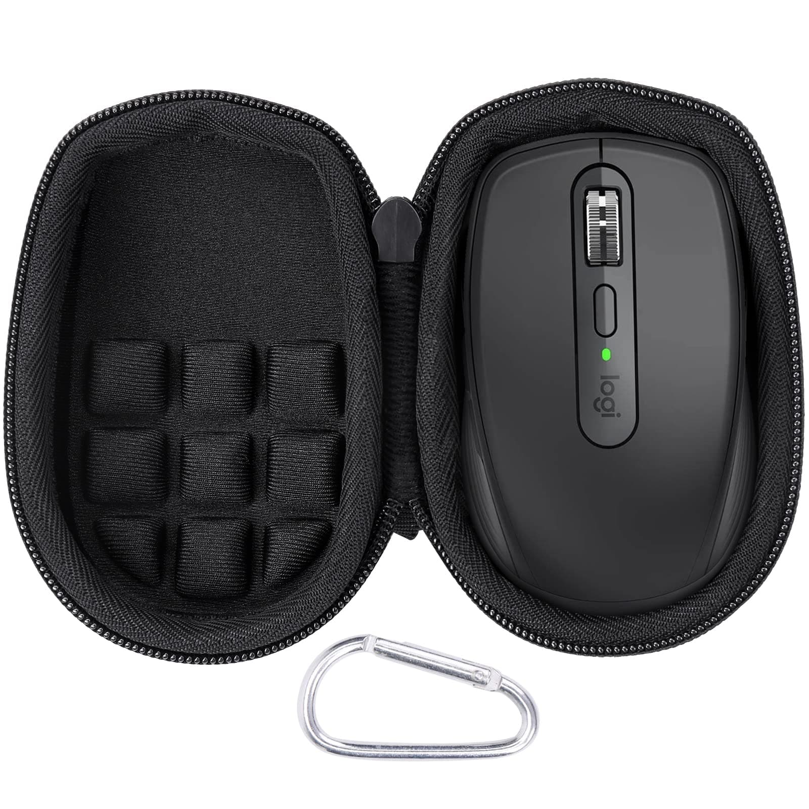 co2CREA Hard Case for Logitech MX Anywhere 3S/3/2S/2 Compact Performance Mouse (Graphite, Shockproof, Water Resistant, Dustproof)