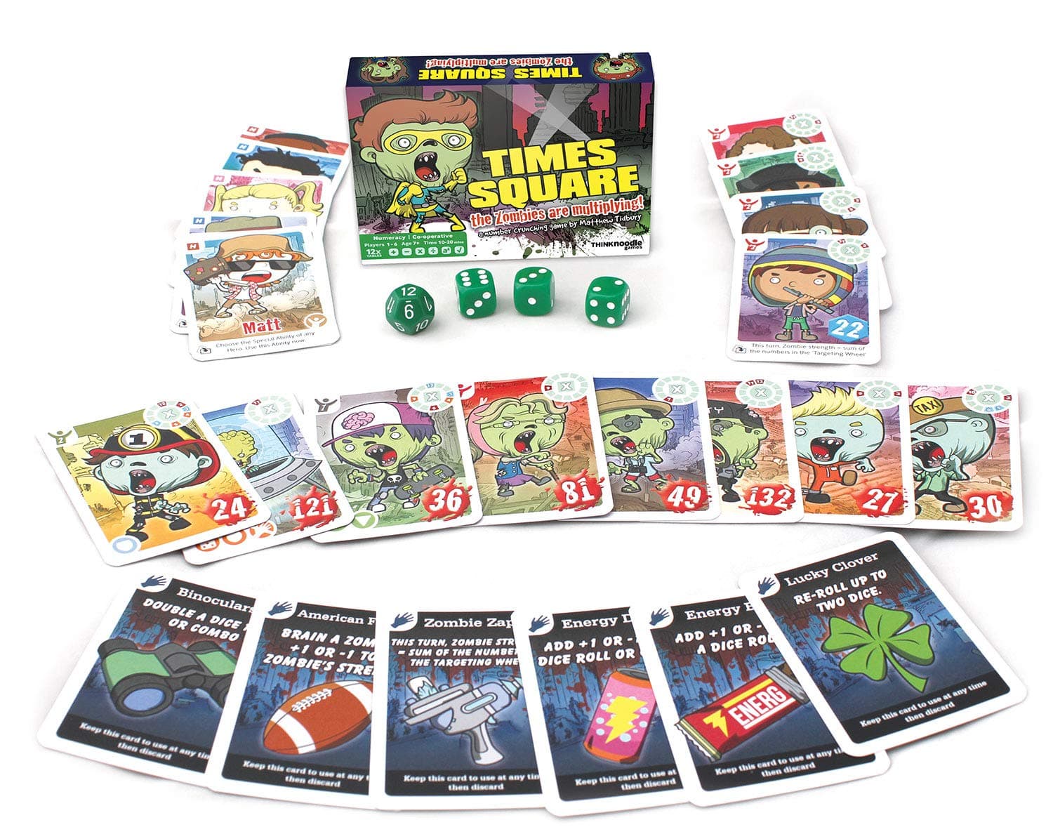 ThinkNoodle Times Square - Times Table (Multiplication, Division and Squaring) STEM Maths Game for Boys and Girls
