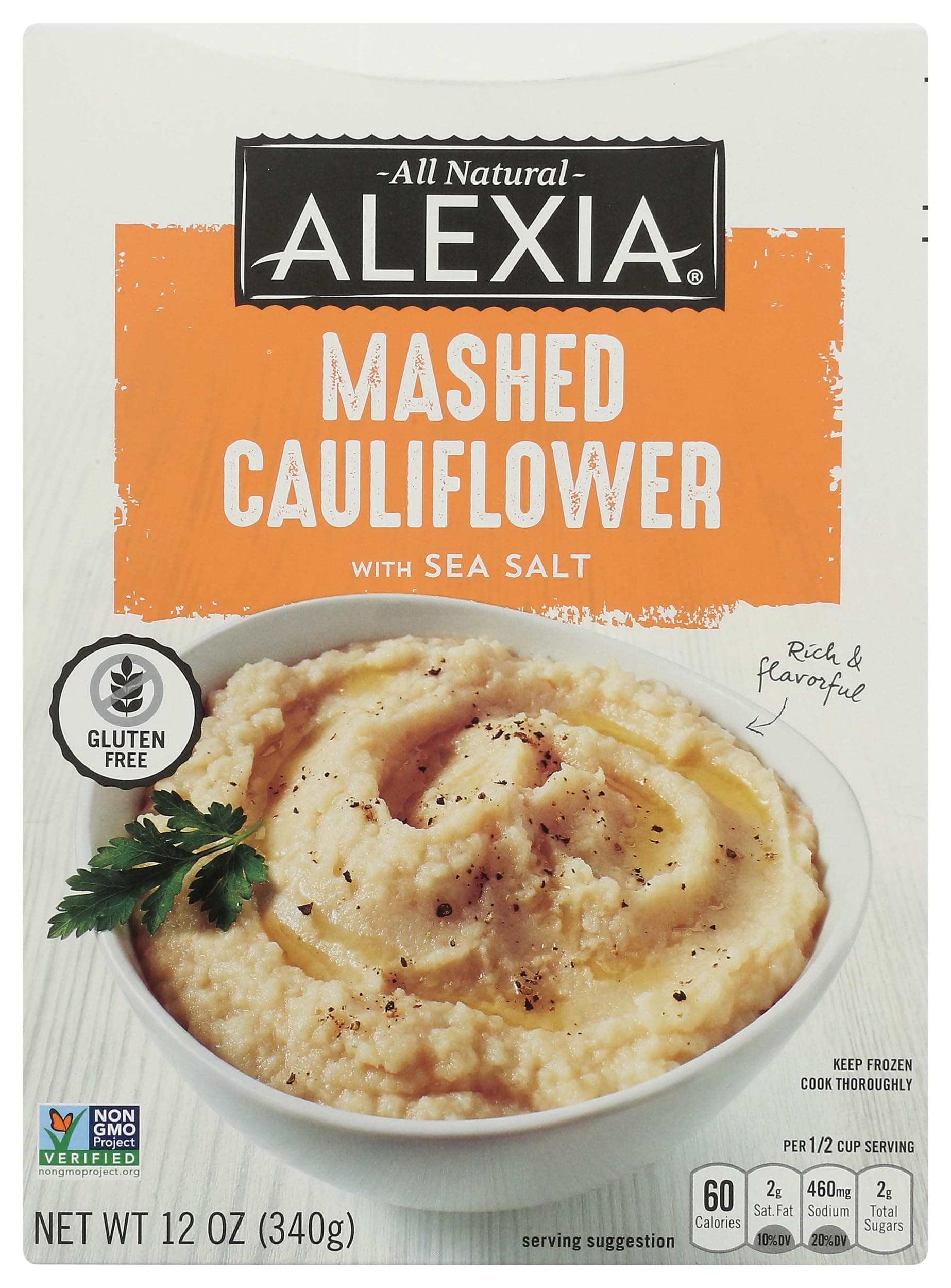 Alexia Mashed Cauliflower with Sea Salt, 12 Oz