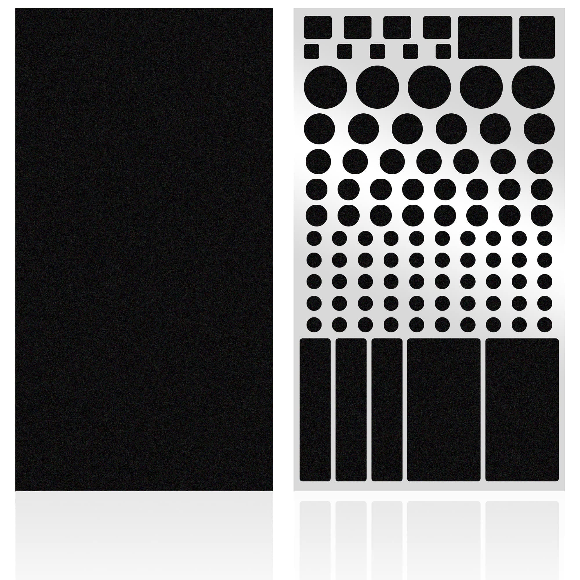 FLANCCI LED Light Blocking Stickers, Light Dimming Stickers, (2 Sheets) Dimming Sheets (2 Sheets 80%)