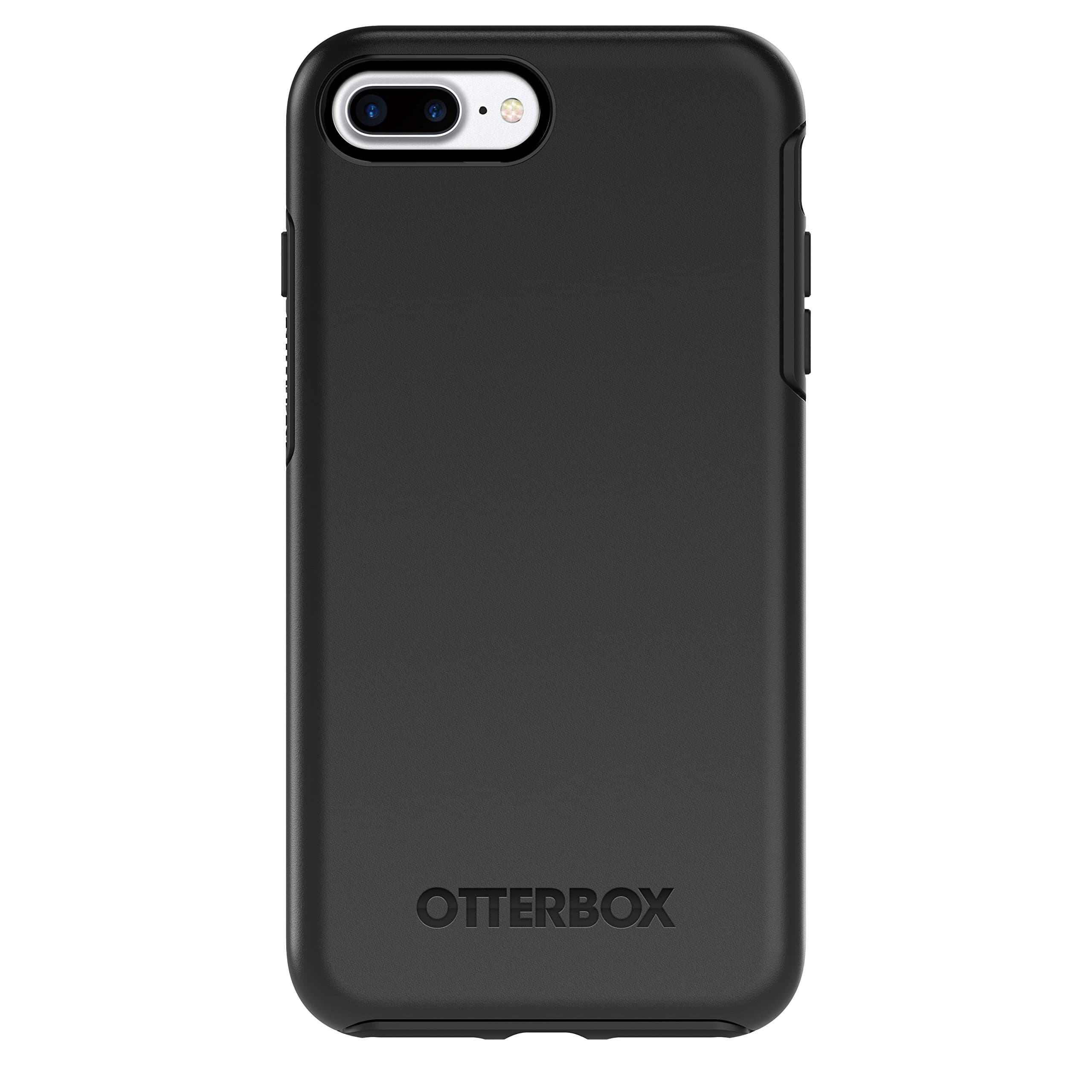 OtterBox IPhone 8 PLUS & IPhone 7 PLUS (ONLY) Symmetry Series Case - BLACK, Ultra-Sleek, Wireless Charging Compatible, Raised Edges Protect Camera & Screen