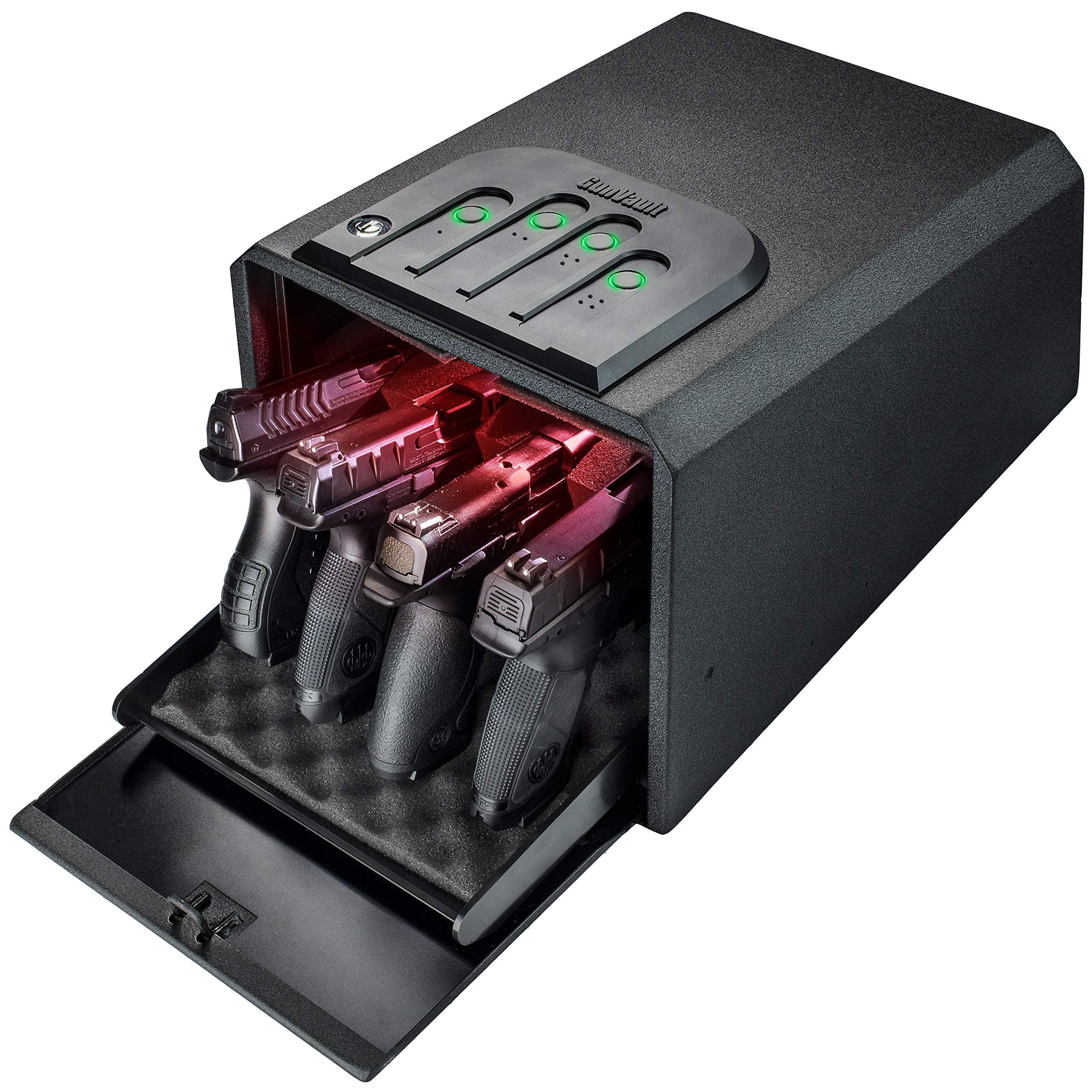 GV2050 MultiVault Quick Access 4 Gun Safe With Illuminated NoEyes Keypad