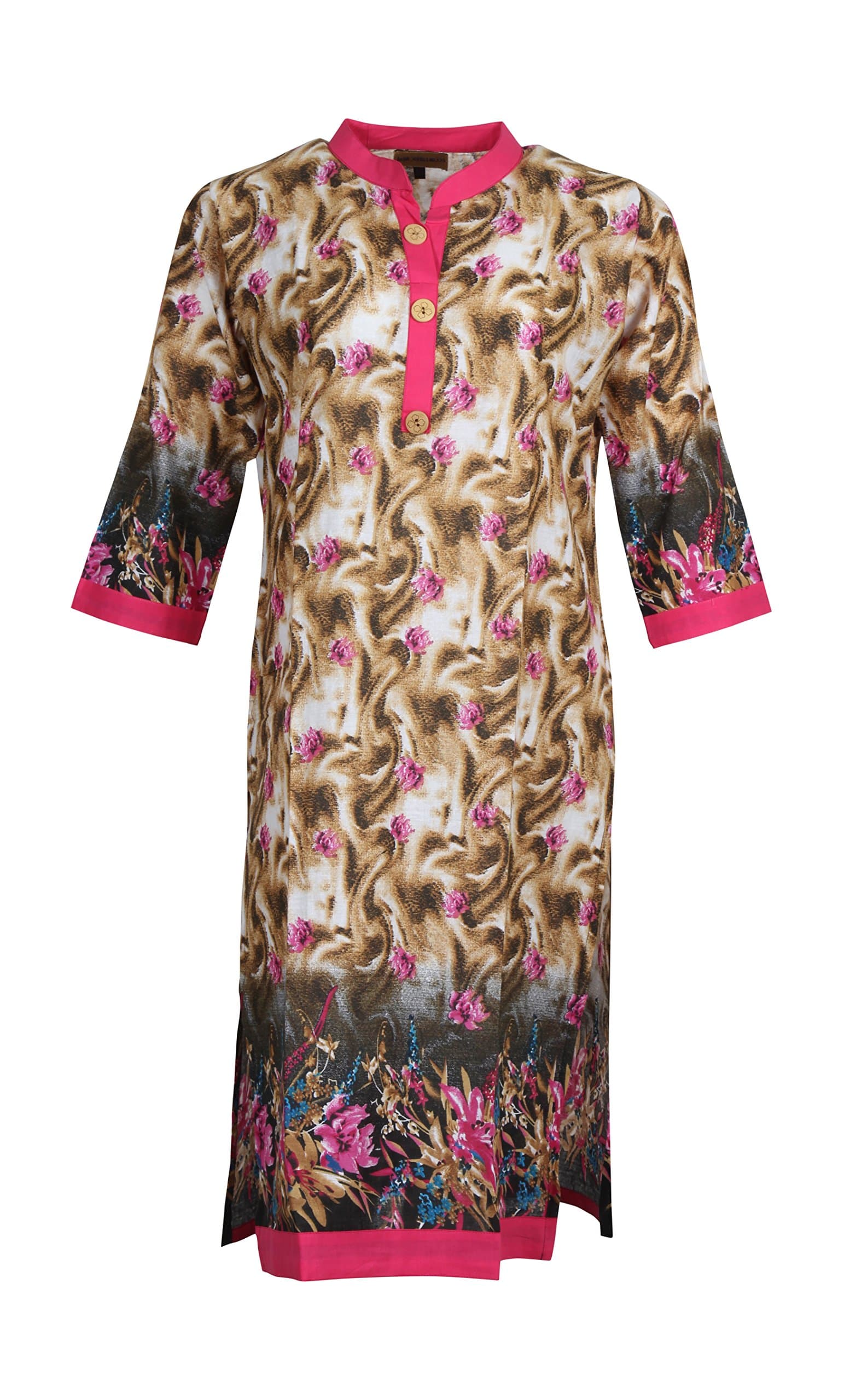 Ofi Women's Cotton Straight Kurta