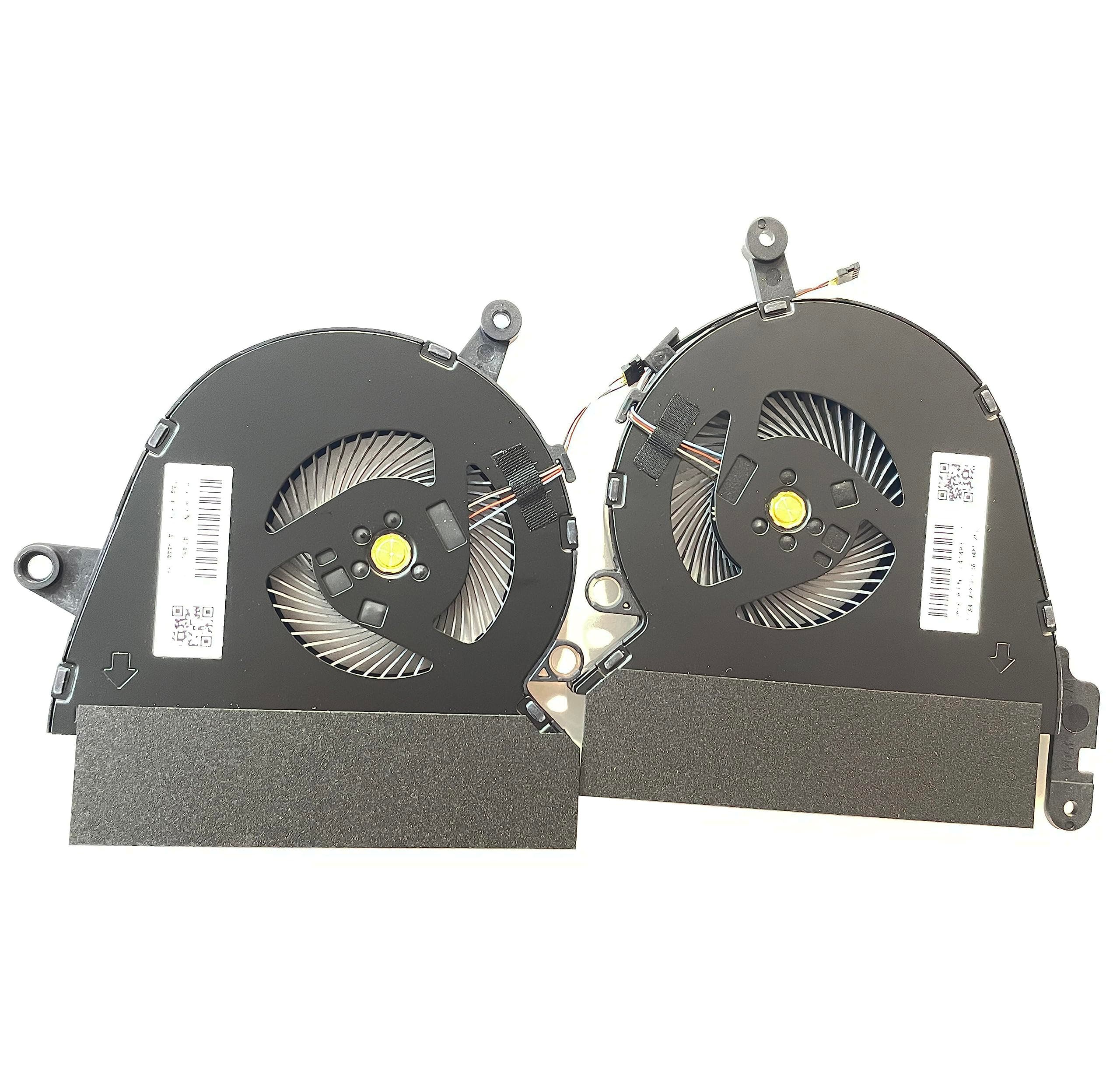 Fleshy Leaf Replacement CPU+GPU Cooling Fan for HP Spectre X360 15-DF 15-DF0008CA 15-DF0013DX 15-DF0033DX 15-DF0043DX 15-DF0068NR 15T-DF000 DC05V ND75C23-18C11 ND75C23-18C12 L41482-001 L41483-001