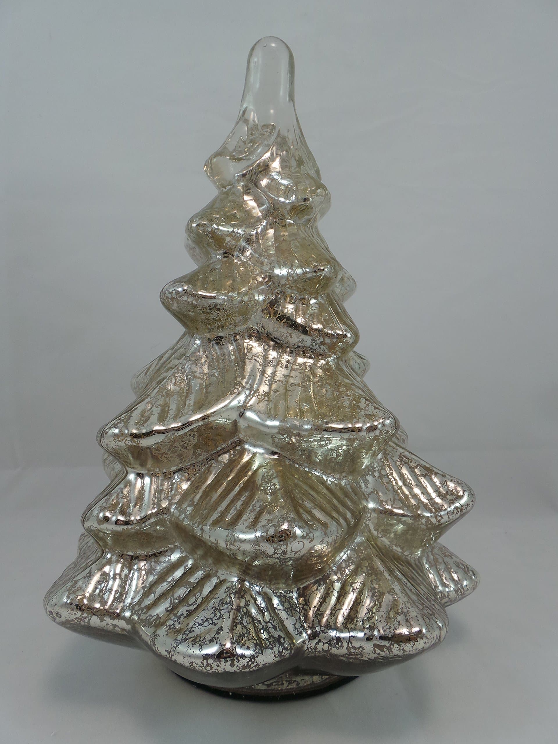 Mercury Glass Tree 11" Tall